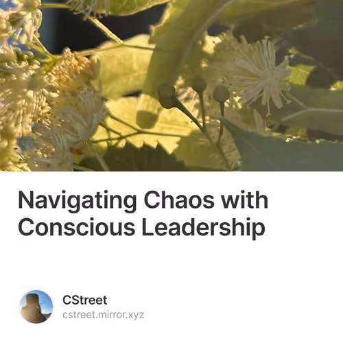 Navigating Chaos with Conscious Leadership