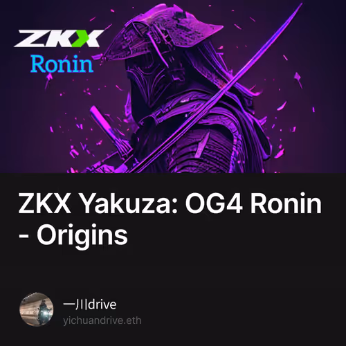 ZKX Yakuza: OG4 Ronin - Origins