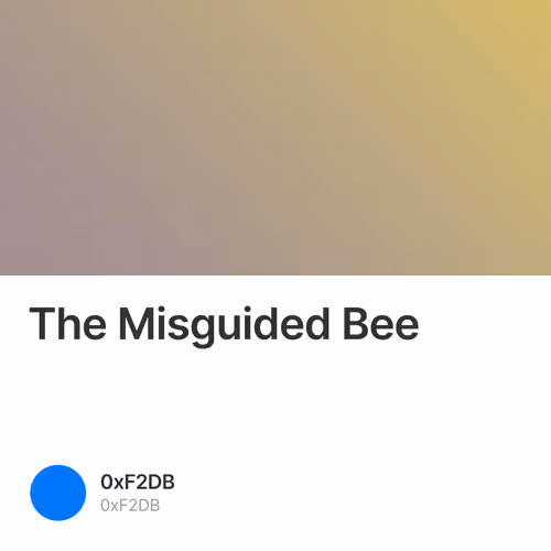 The Misguided Bee