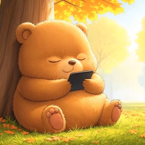 Baby Bera waits for AirDrop