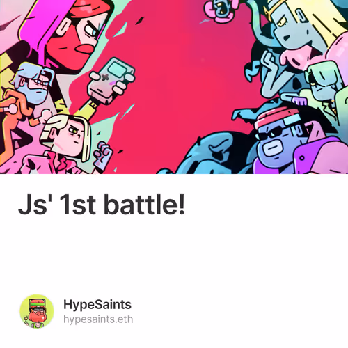 Js' 1st battle!