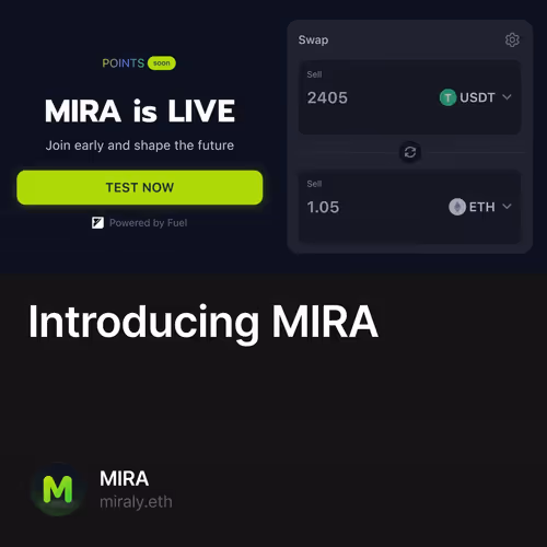 Introducing MIRA