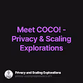 Meet COCO - Privacy & Scaling Explorations