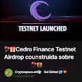 🪂🎁Cedro Finance Testnet Airdrop counstruida sobre  LayerZero🪂🎁