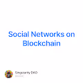 Social Networks on Blockchain