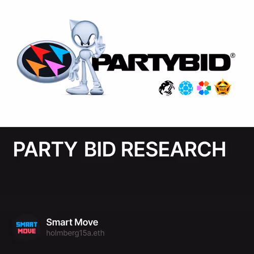 PARTY BID RESEARCH