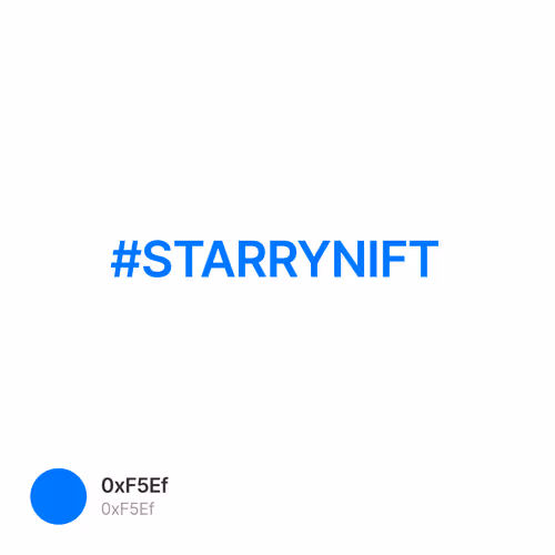 #STARRYNIFT