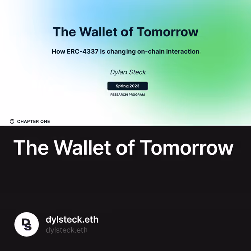 The Wallet of Tomorrow