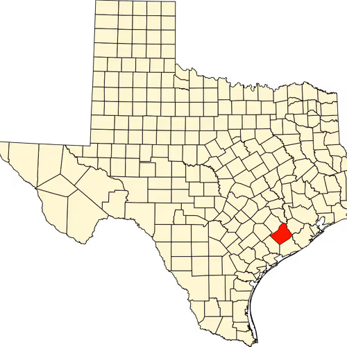Wharton County Map