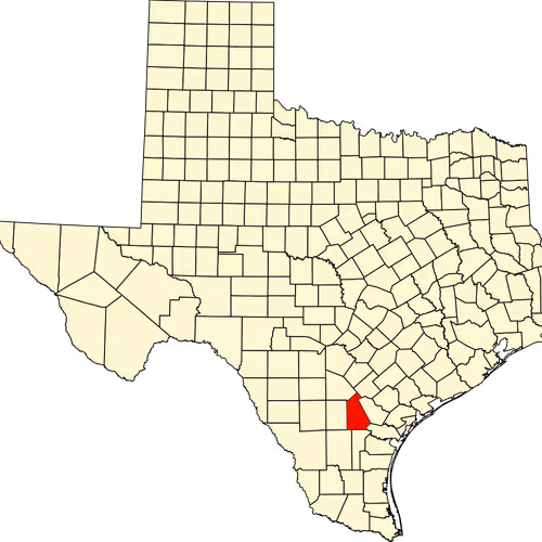 Live Oak County Map