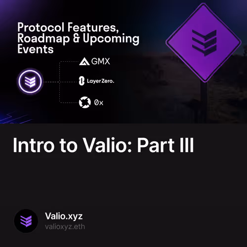 Intro to Valio: Part III 23/500
