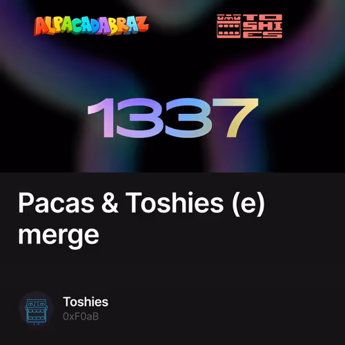 Pacas & Toshies (e)merge 65/500