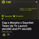 Cap x Morpho x Gauntlet Team Up To Launch stcUSD and PT-stcUSD Markets