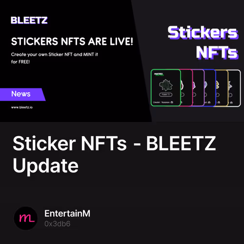 Sticker NFTs - BLEETZ Update 7