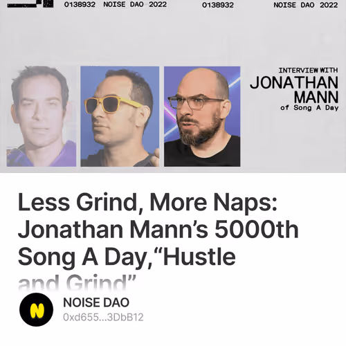 Less Grind More Naps Jonathan Manns 5000th Song A DayHustle and Grind