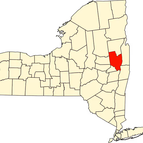 Saratoga County Map
