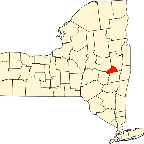 Schenectady County Map