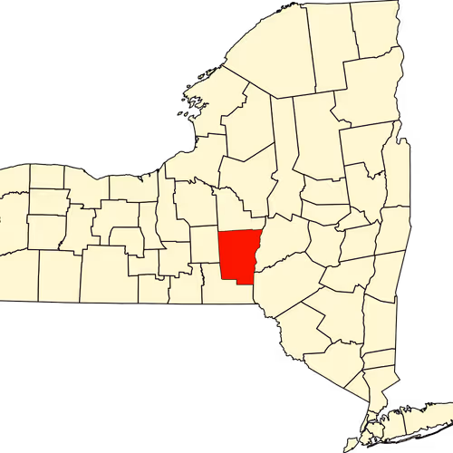 Chenango County Map