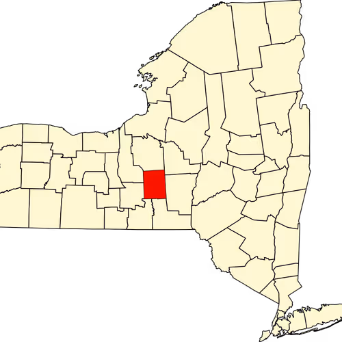 Cortland County Map