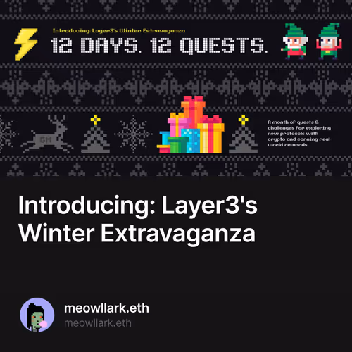 Introducing: Layer3's Winter Extravaganza 237/500