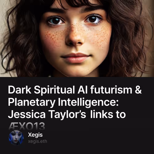 Dark Spiritual AI futurism & Planetary Intelligence: Jessica Taylor’s links to ÆXO13