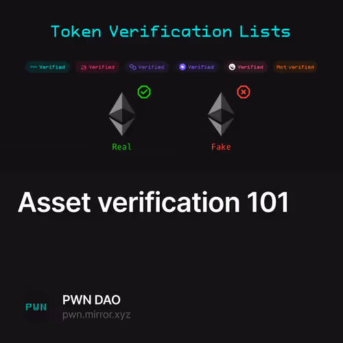 Asset verification 101