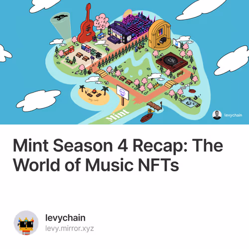 Mint Season 4 Recap The World of Music NFTs