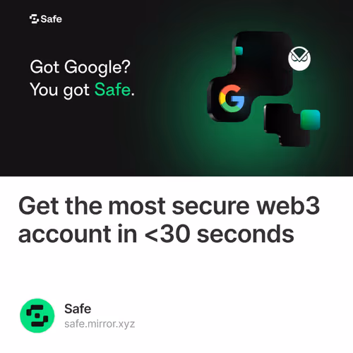 Get the most secure web3 account in <30 seconds 36/500