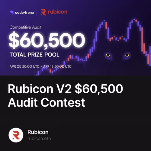 Rubicon V2 $60,500 Audit Contest 275/500