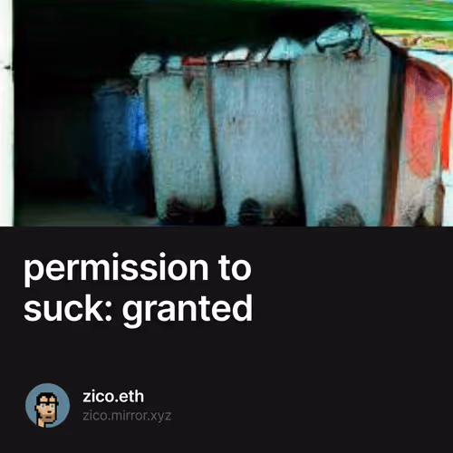 permission to suck granted
