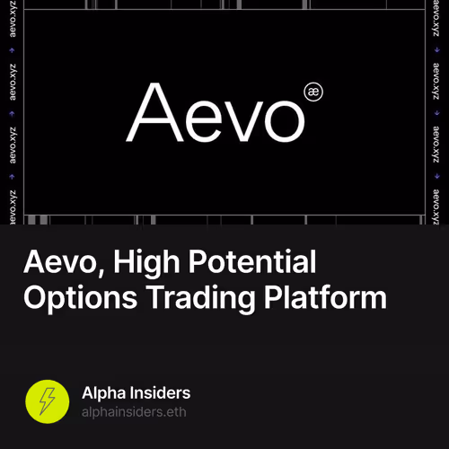 Aevo, High Potential Options Trading Platform 60/500