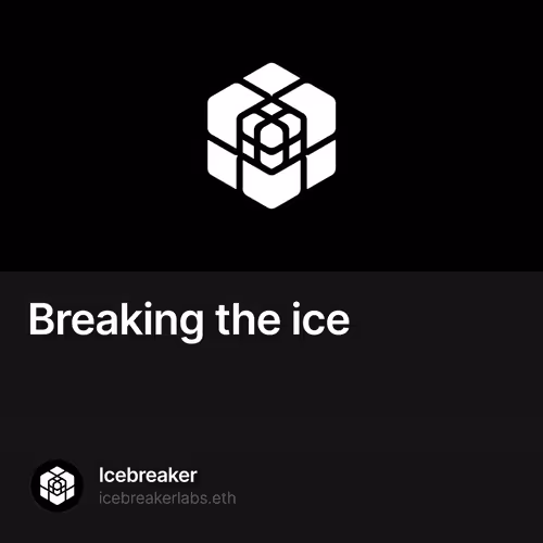 Breaking the ice 94/121