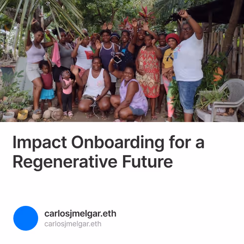 Impact Onboarding for a Regenerative Future 1