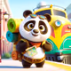 Optimist Travelling Panda