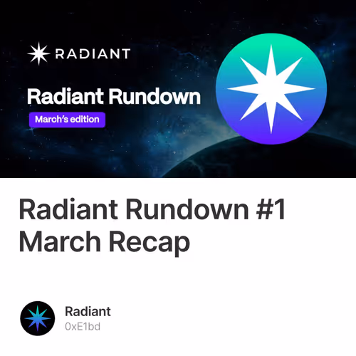 Radiant Rundown #1 March Recap 163/500