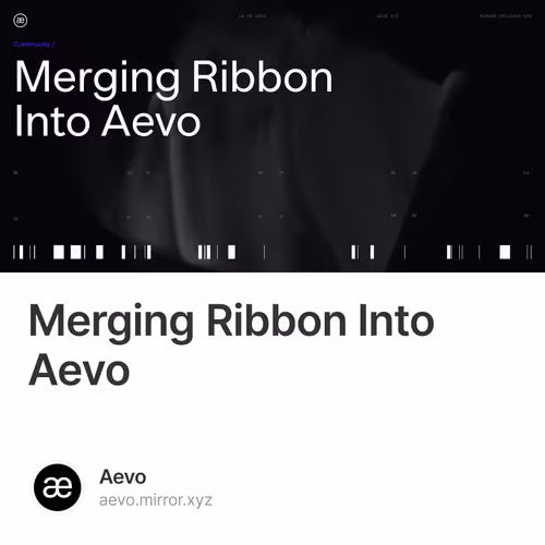 Merging Ribbon Into Aevo 47