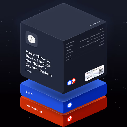 Pods: "How to Break Through the Noise" - Crypto Sapiens