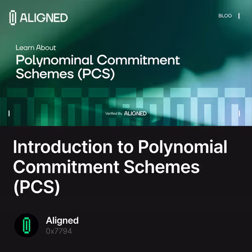 Introduction to Polynomial Commitment Schemes (PCS) 2