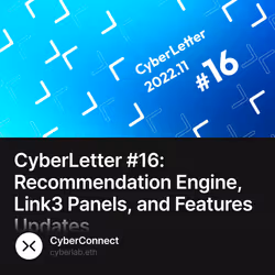CyberLetter #16: Recommendation Engine, Link3 Panels, and Features Updates 2752/10000
