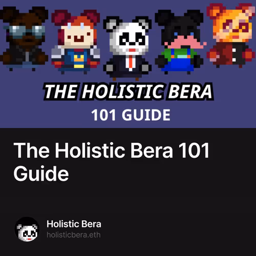 The Holistic Bera 101 Guide 1586