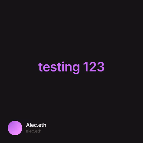testing 123 - dUEuFOPX3J
