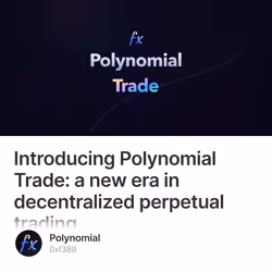 Introducing Polynomial Trade: a new era in decentralized perpetual trading 467/500