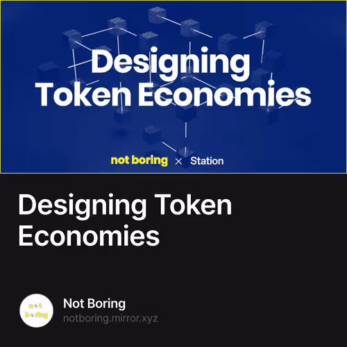 Designing Token Economies 79/250