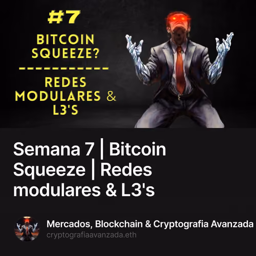 Semana 7 | Bitcoin Squeeze | Redes modulares & L3's 11
