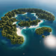 Island war game map