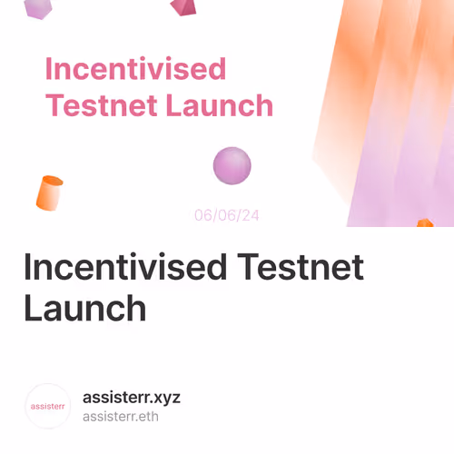 Incentivised Testnet Launch 4710/10000
