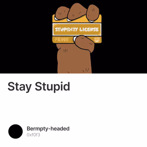 Stay Stupid 7/40