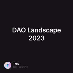 DAO Landscape 2023 481/500