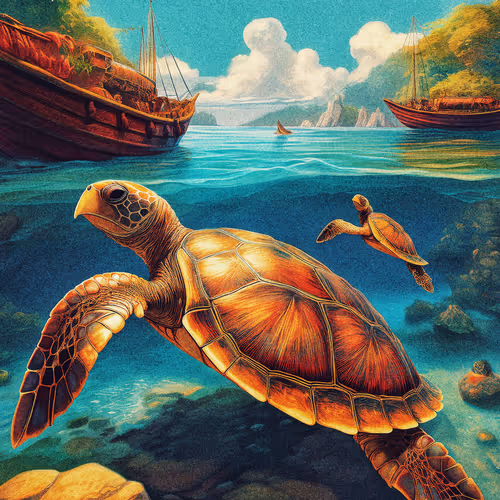 $ASF #01 Giant Sea Turtle #01