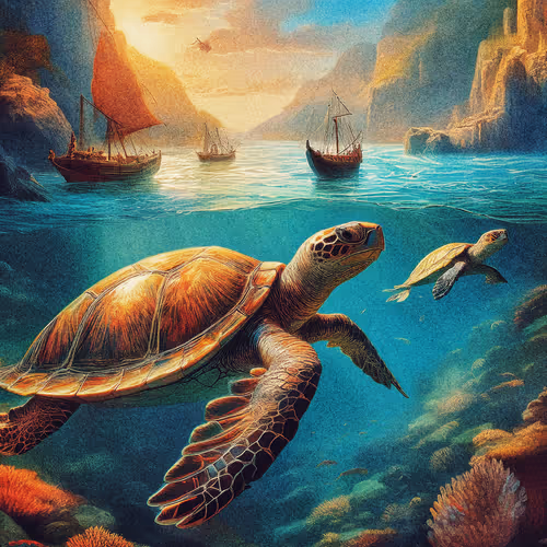 $ASF #01 Giant Sea Turtle #02